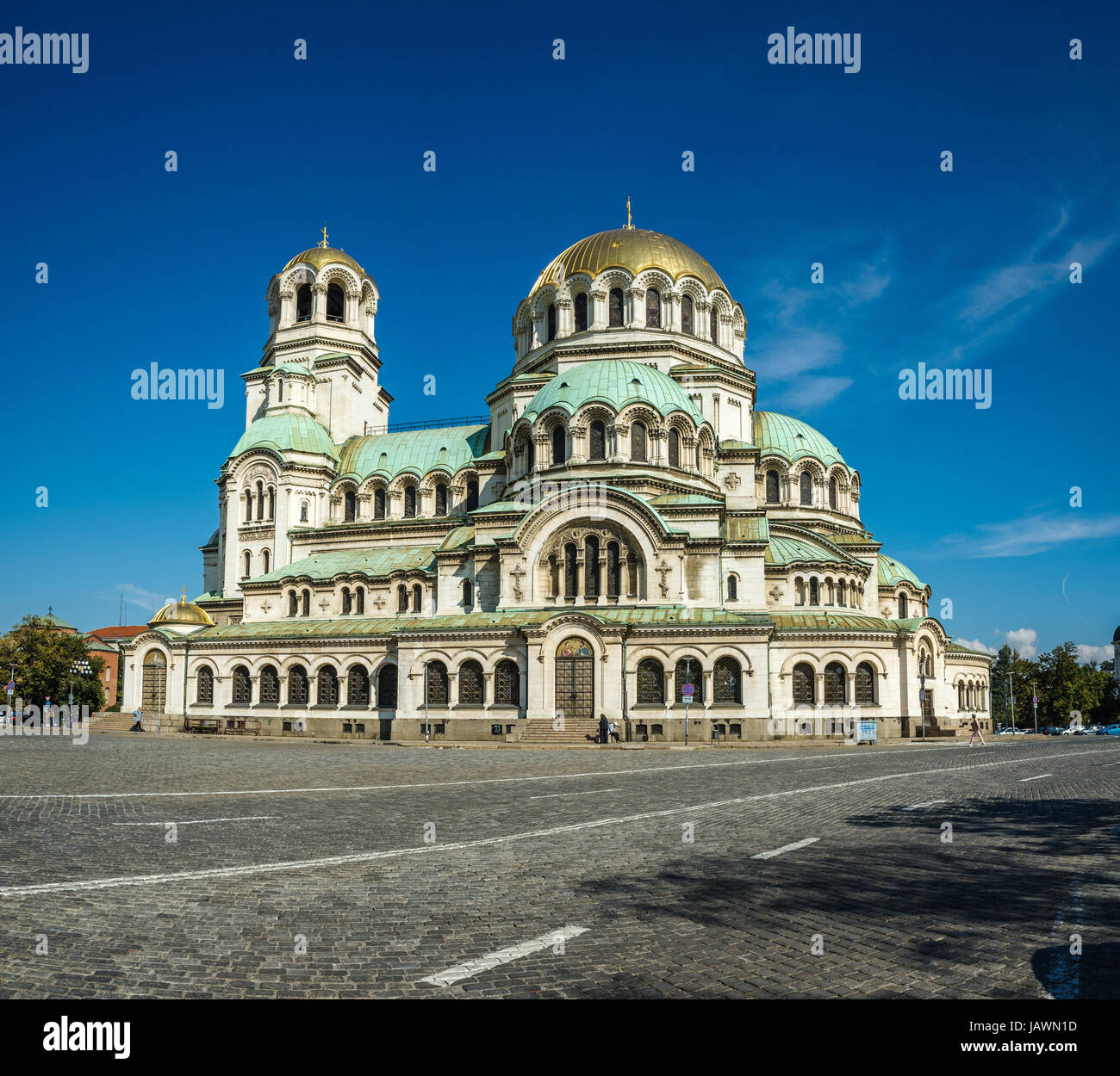 Kathedrale Saint Alexandar Nevski in Sofia, Bulgarien Stockfoto