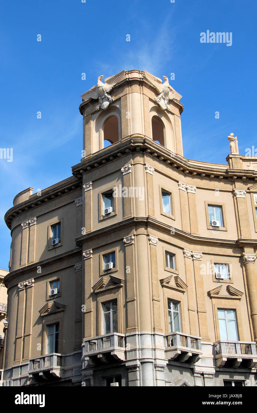 Neoklassizismus in Palermo. Stockfoto