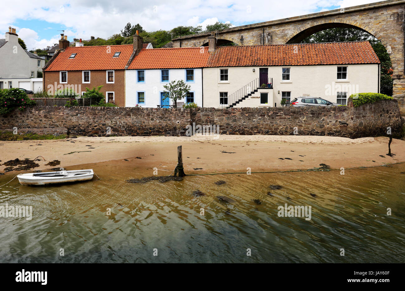 Viadukt. Lower Largo. Fife Stockfoto