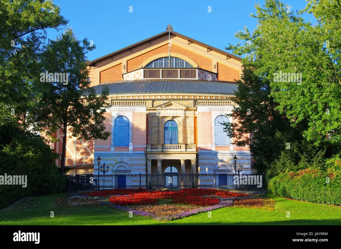 Bayreuther Festspielhaus - Bayreuther Festspielhaus 03 Stockfoto