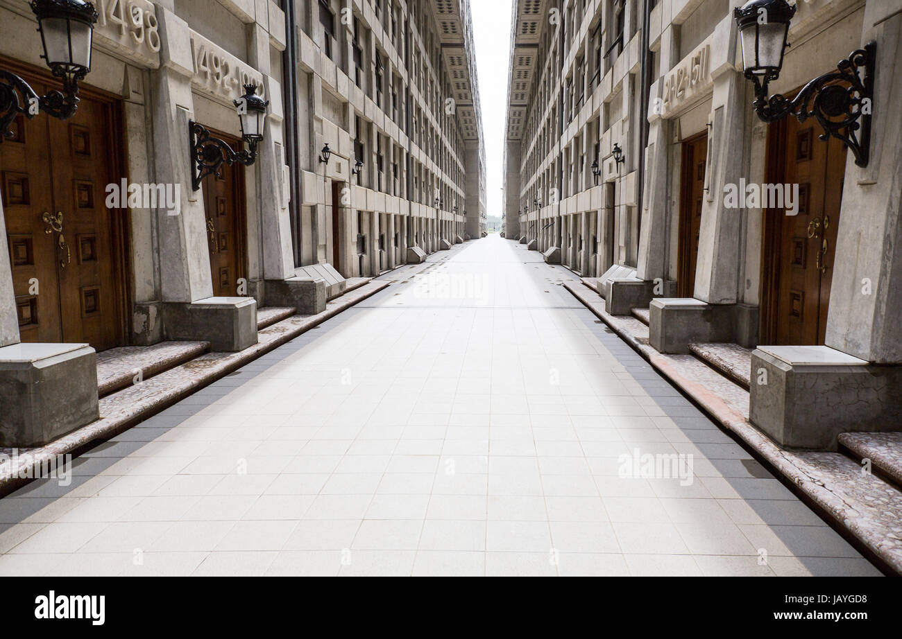 Santo Domingo Dominikanische Republik - 16. Mai 2017: Innenraum des Columbus Leuchtturm Stockfoto