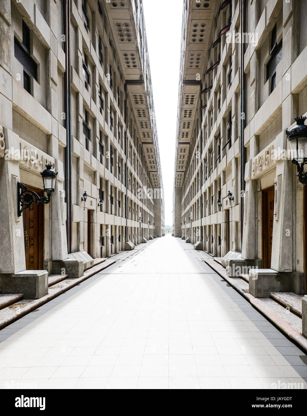 Santo Domingo Dominikanische Republik - 16. Mai 2017: Innenraum des Columbus Leuchtturm Stockfoto
