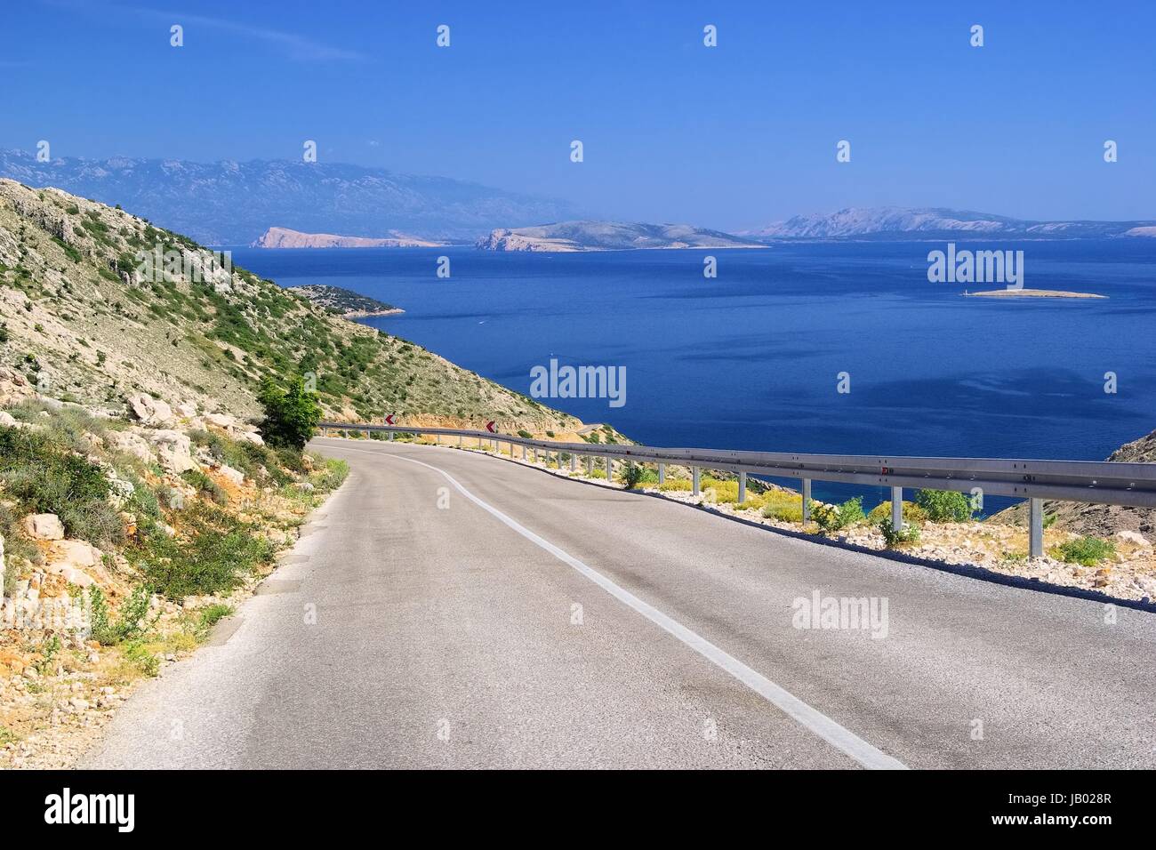 Krk Und Sandinseln - Krk und Inseln aus Sand 14 Stockfoto