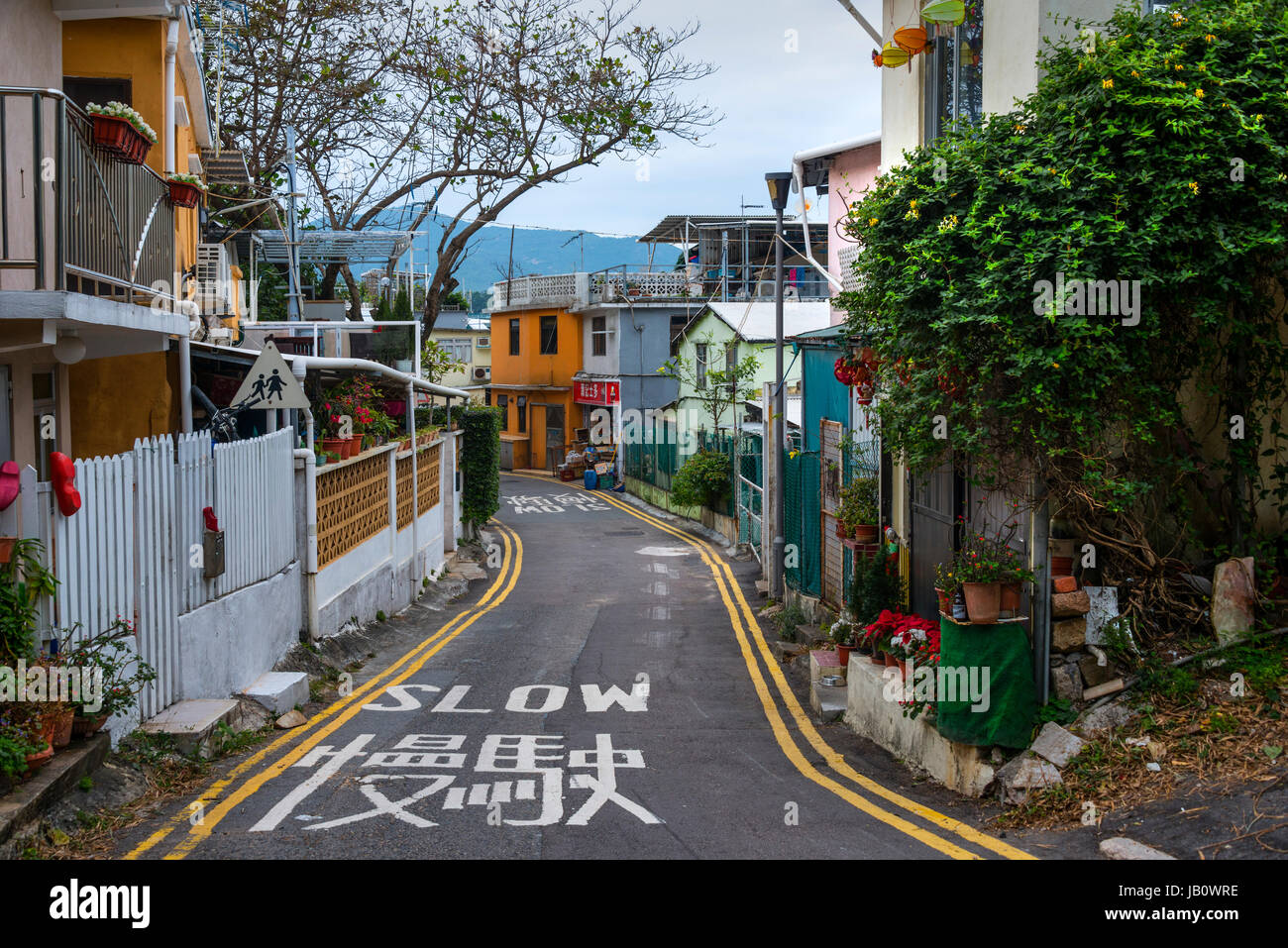 Shek O Dorf, Hong Kong Stockfoto