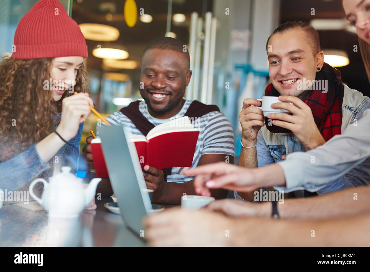 Designer Brainstorming-Projekt Stockfoto
