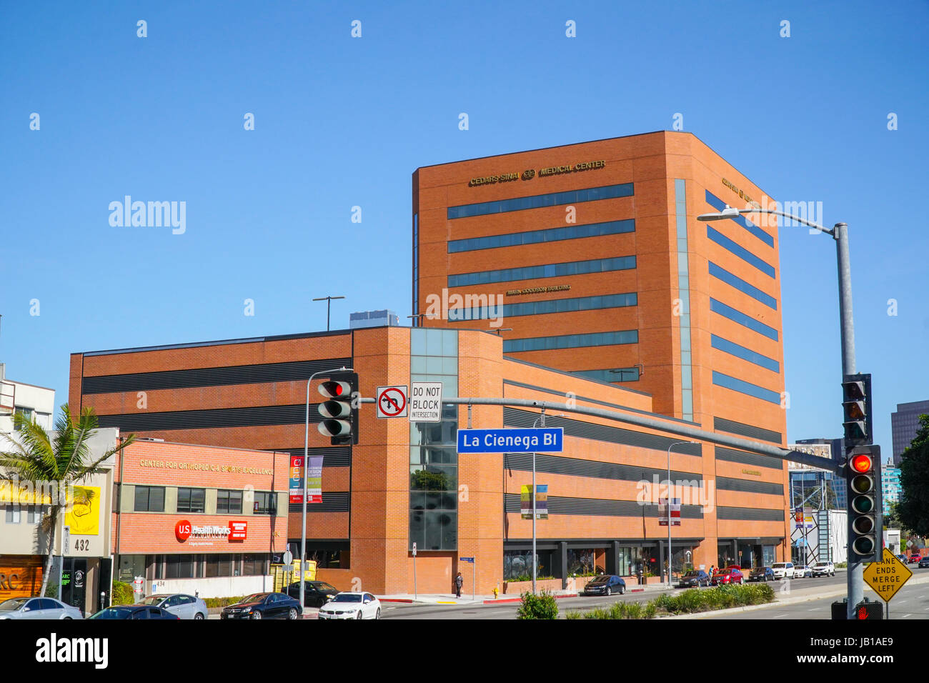 Cedars-Sinai Medical Center in La Cienega Blvd - LOS ANGELES - Kalifornien Stockfoto