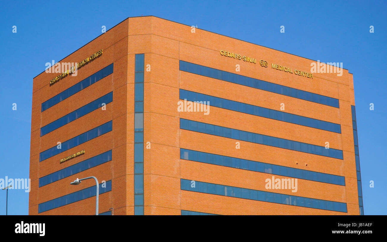 Cedars-Sinai Medical Center in La Cienega Blvd - LOS ANGELES - Kalifornien Stockfoto