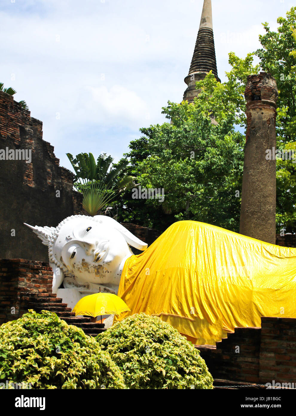 Wat Yai Chaimongkhon, Ayutthaya, Thailand Stockfoto