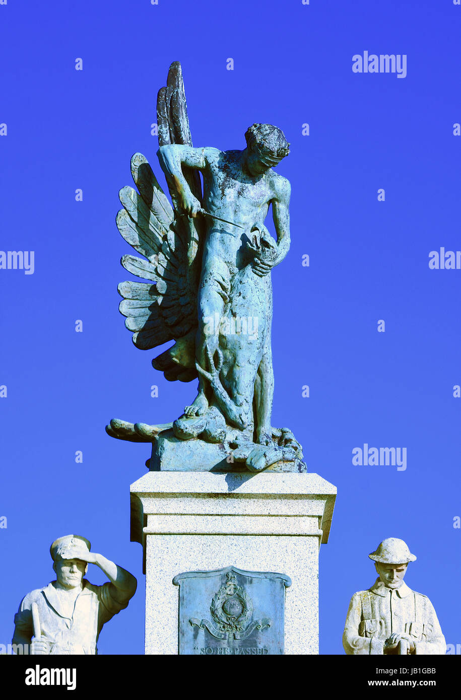 Die königliche Marine Denkmal auf Plymouth Hacke, Devon, UK Stockfoto