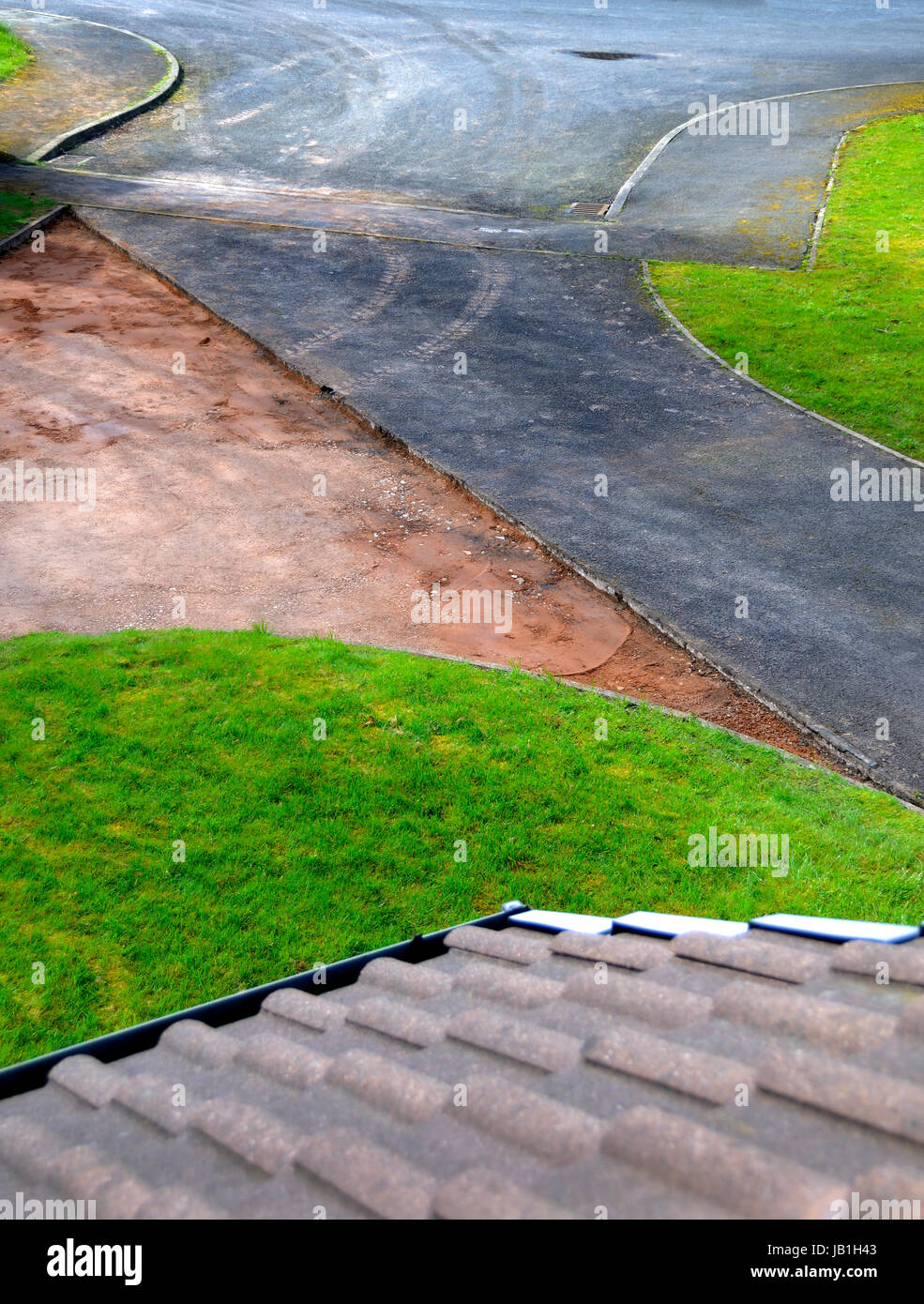 Pfad zu verlegen Stockfoto