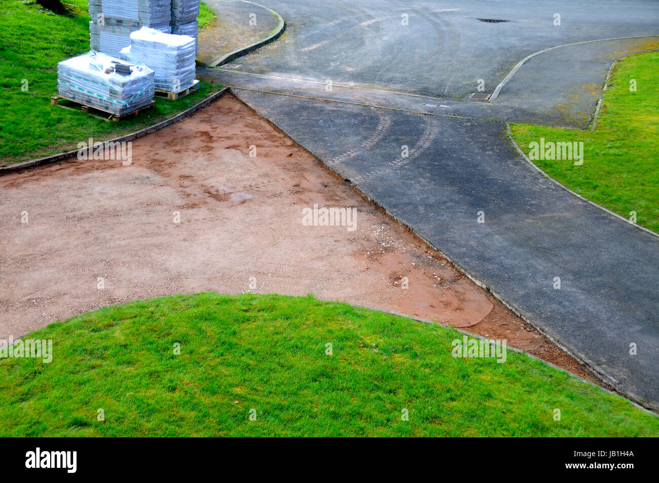 Pfad zu verlegen Stockfoto