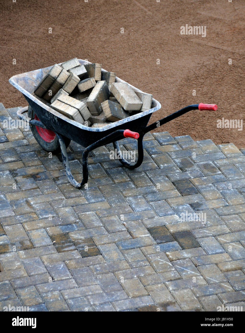 Pfad zu verlegen Stockfoto