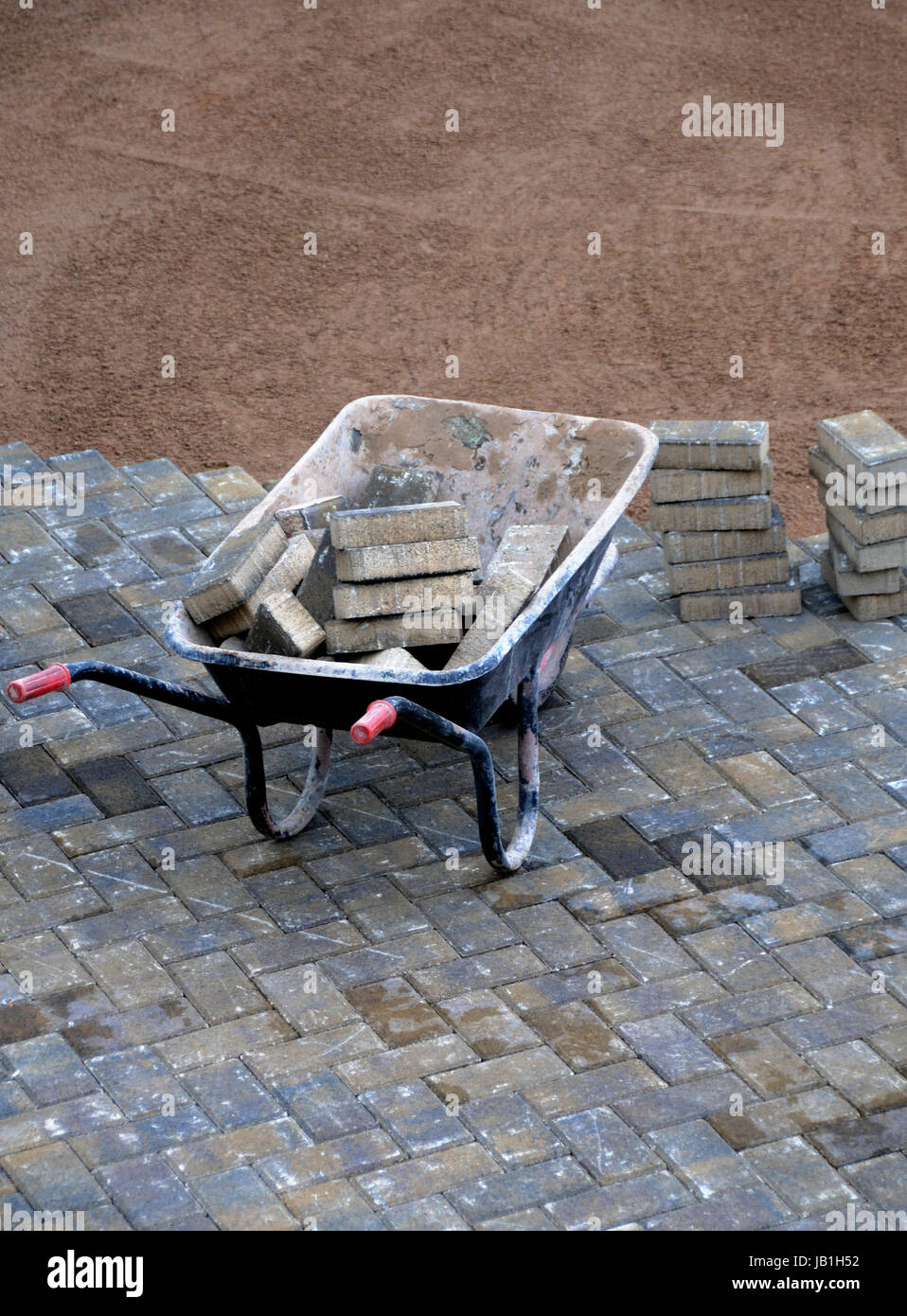 Pfad zu verlegen Stockfoto