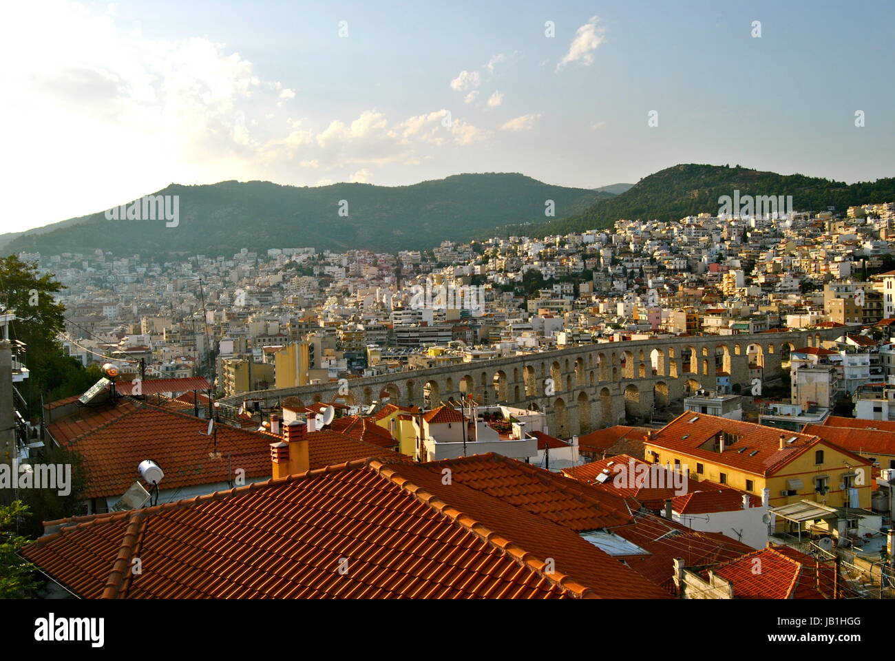 Kamares, Kavala Aquädukt, Nordgriechenland Stockfoto