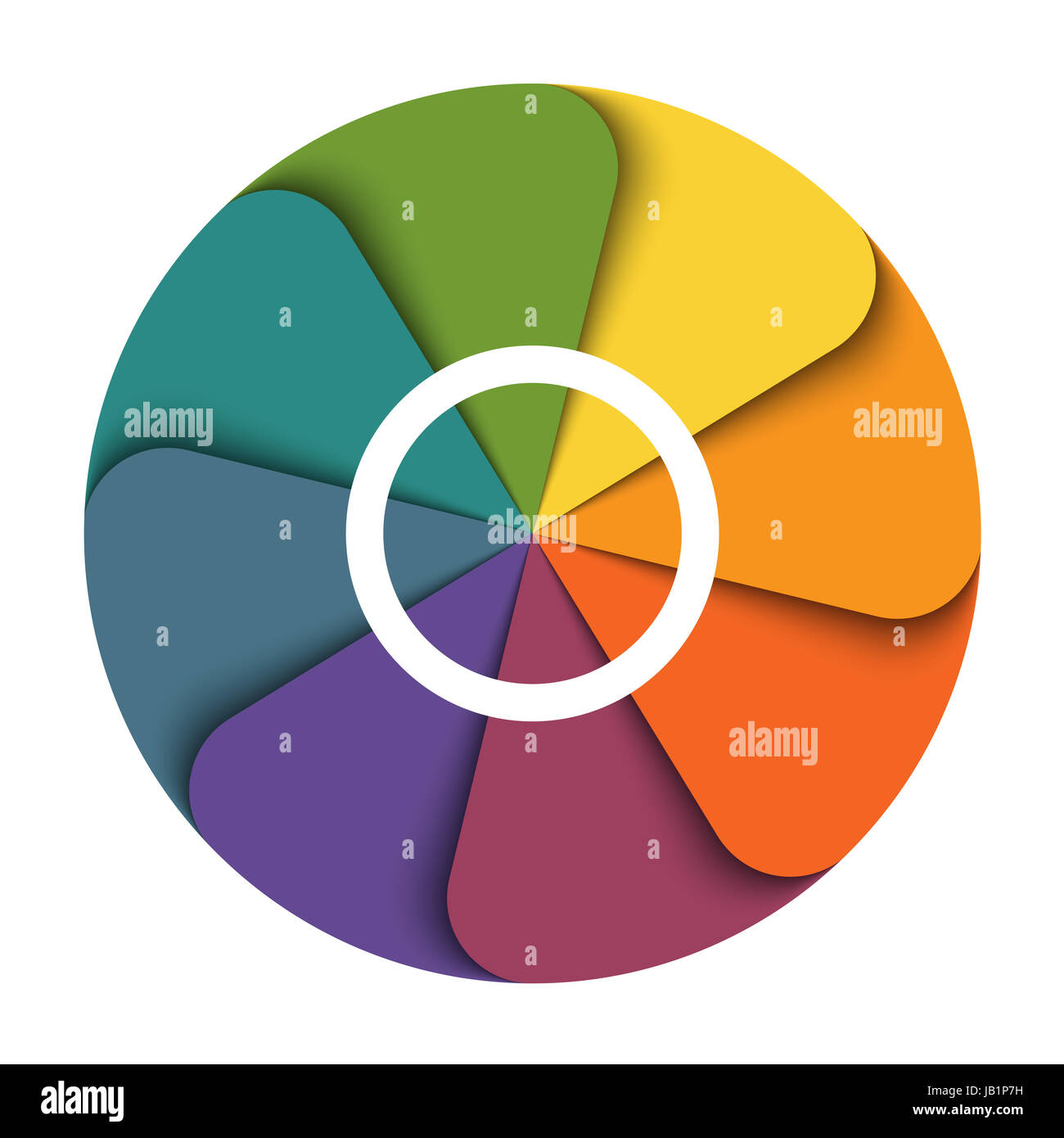 Vorlage-Infografiken position acht für Diagrammdaten Elemente Stockfoto