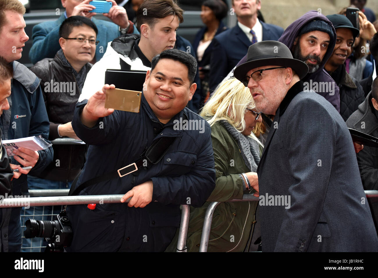 "Kiefer" UK-Premiere am BFI Southbank, London - Ankünfte mit: Ray Winstone wo: London, Vereinigtes Königreich bei: 8. Mai 2017 Credit: WENN.com Stockfoto