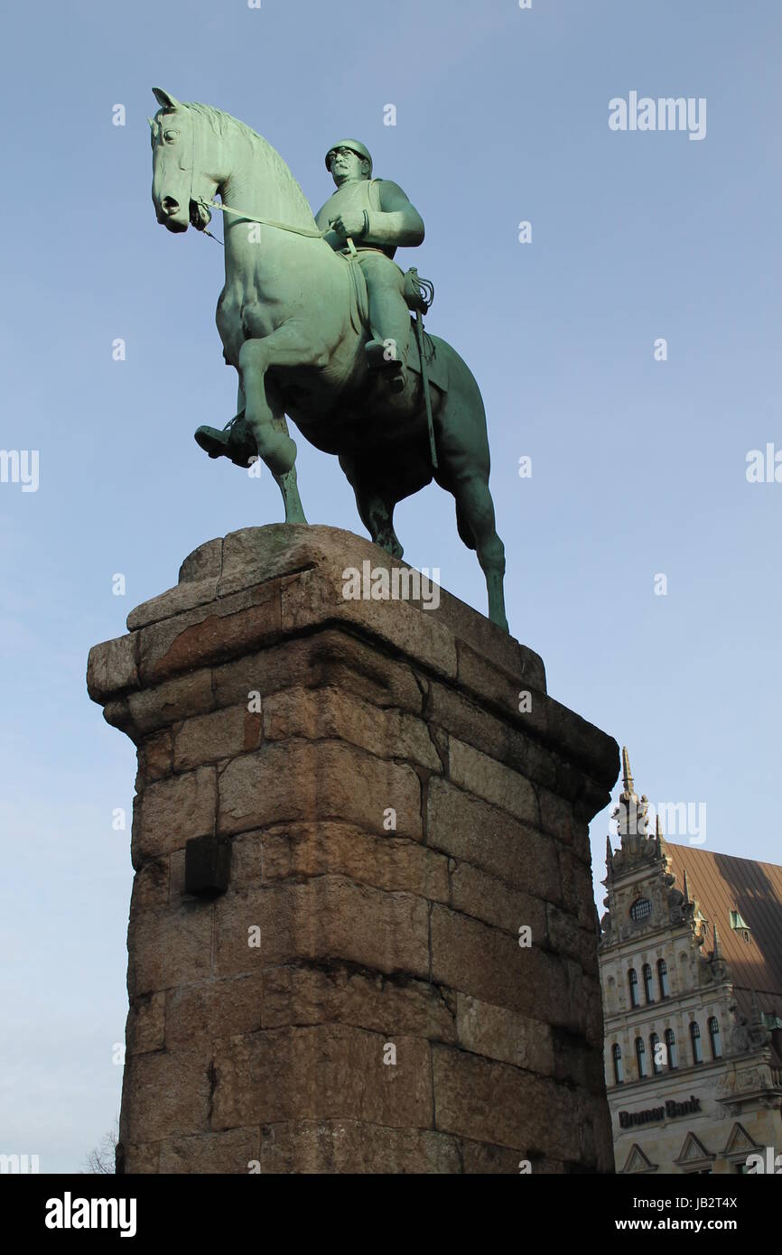 Hanseatic City Kupfer Stockfoto