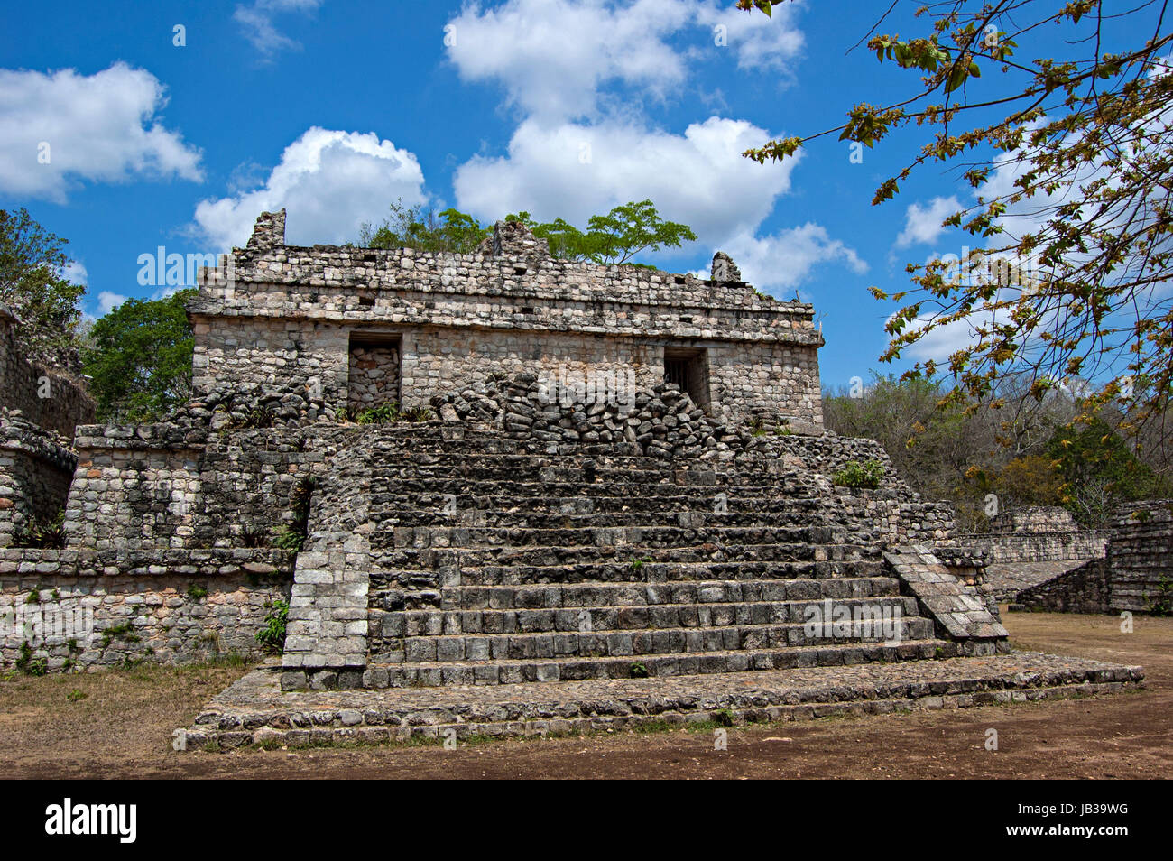 Maya-Ruinen, Ek Balam, Yucatan, Mexiko Stockfoto