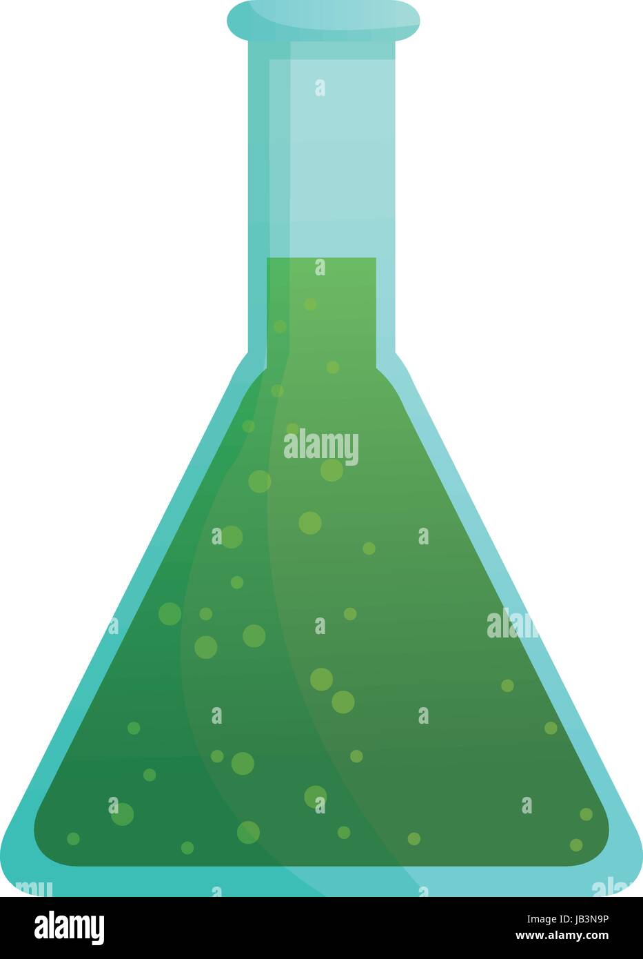 wissenschaftliche Glaswaren Reagenzglas Labor chemische Stock Vektor