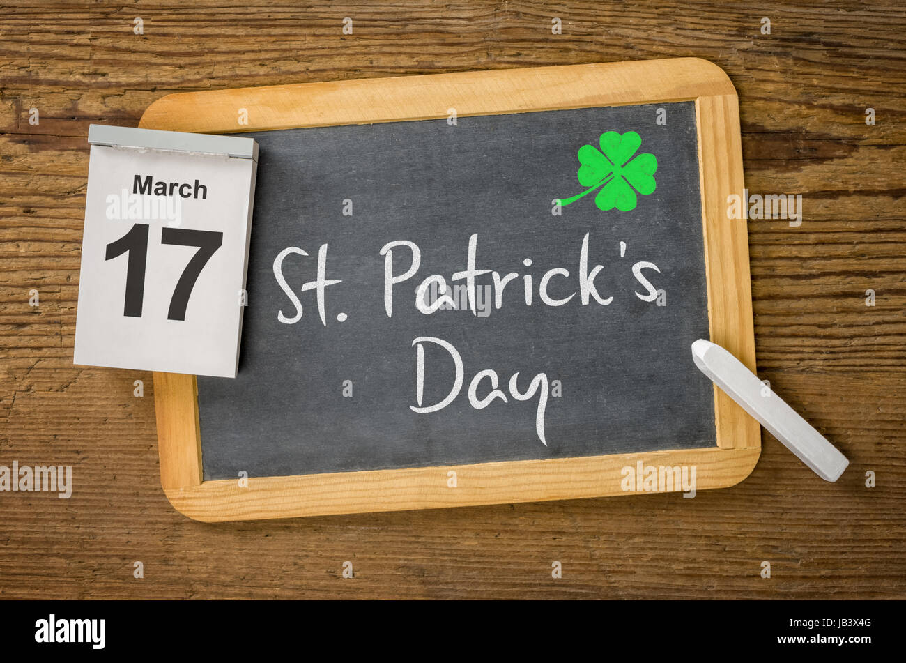 Bin 17.  März ist St. Patrick Day Stockfoto