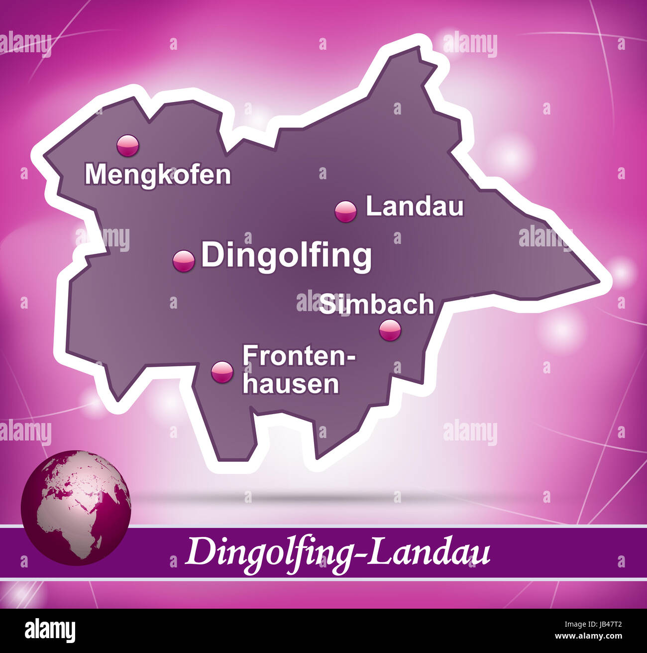 Dingolfing landaukarte -Fotos und -Bildmaterial in hoher Auflösung – Alamy