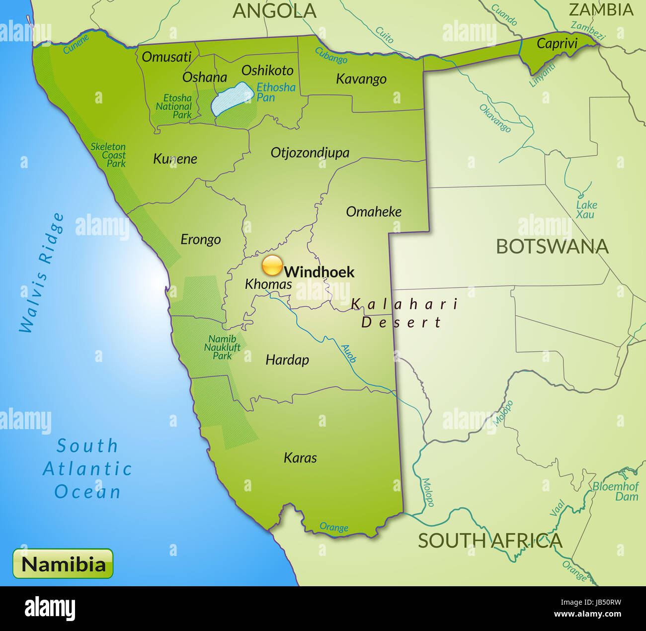 Die Karte ist modern Gestaltet Und Köhn Baureferat sterben, sterben Verwaltungsgrenzen Sowie Das Gewässernetz.  Sterben Karte Kann Sofort Eingesetzt Werden Und ist Optimiert Für Den Druck Und Den Einsatz in digitalen Medien. Der Farbmodus ist RGB. Stockfoto