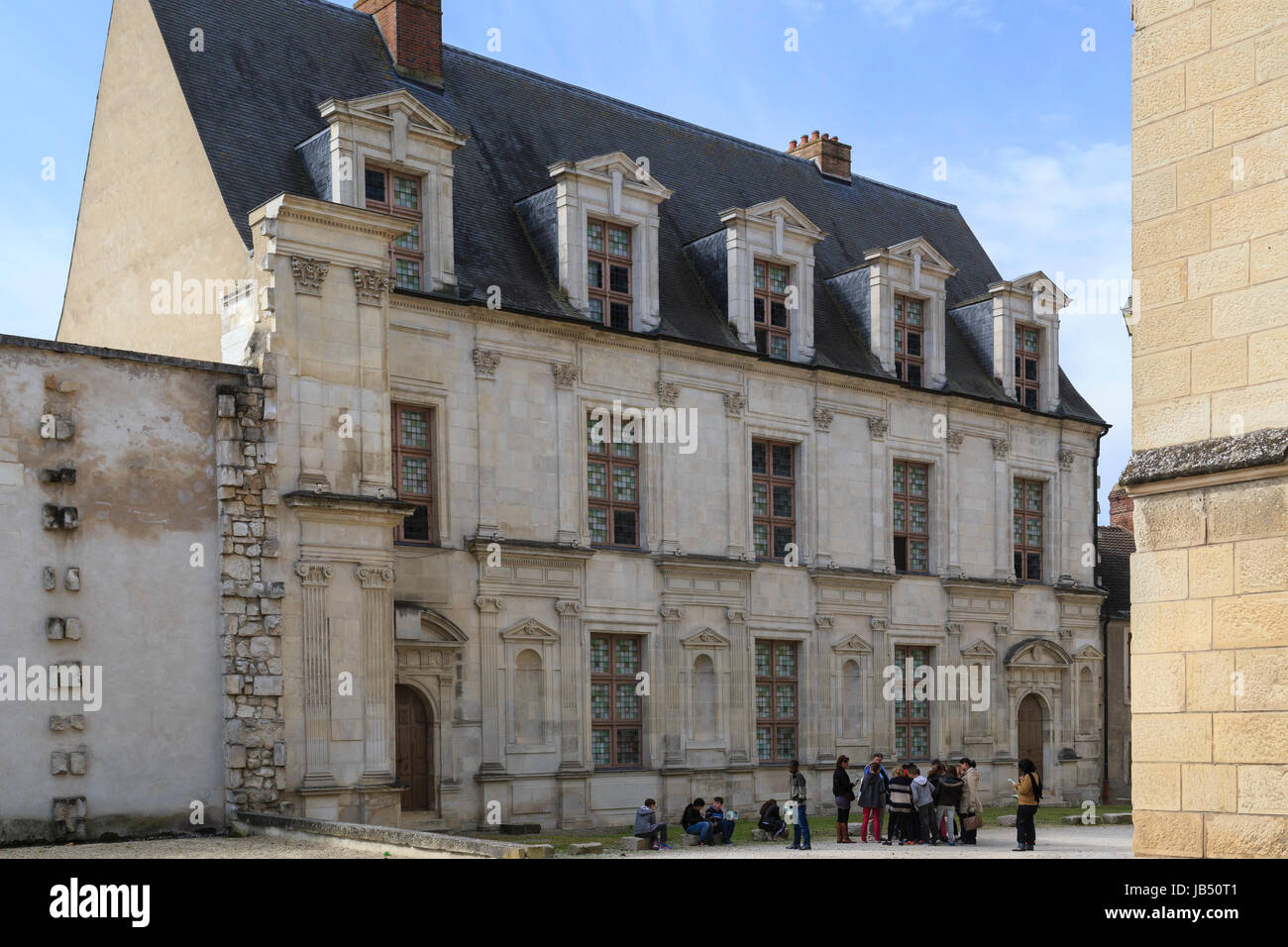 Frankreich, Yonne (89), Joigny, le Château des Gondi / / Frankreich, Yonne, Joigny, Gondi Burg Stockfoto