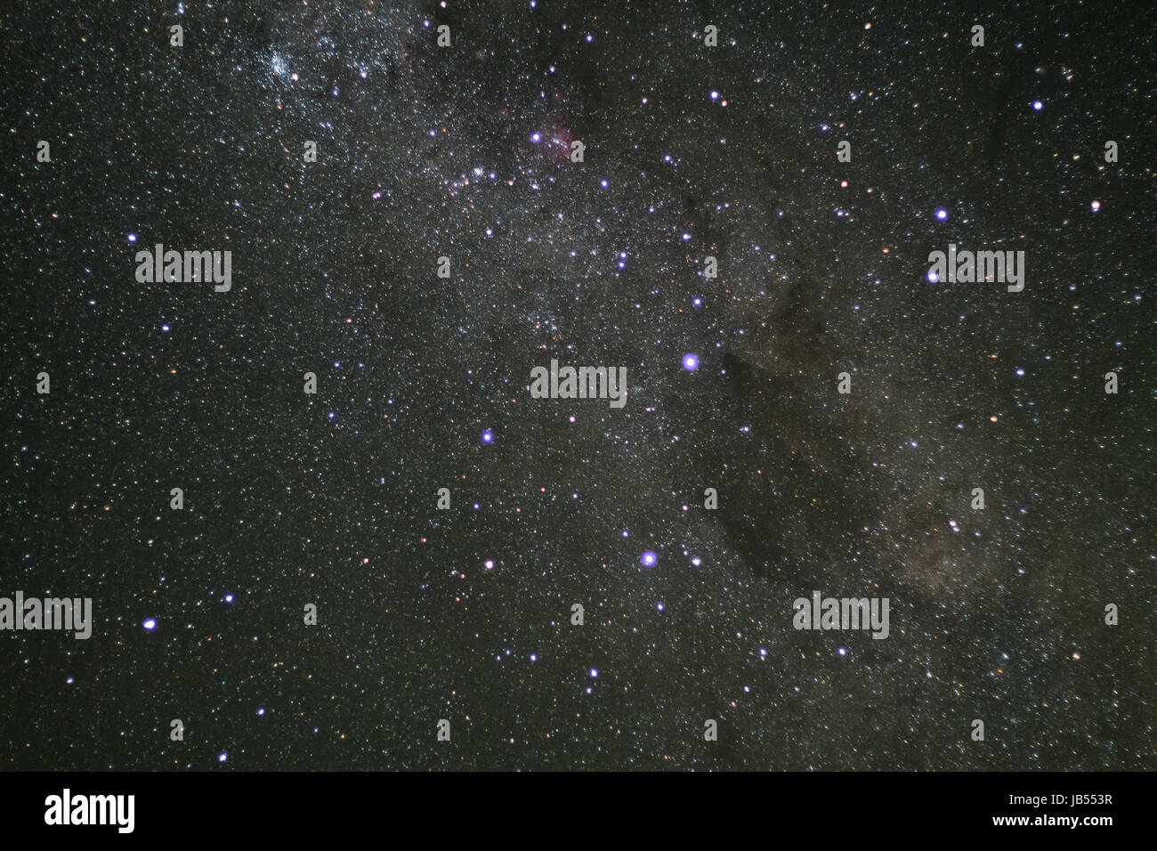 Astrofotografie von der Milchstraße, aufgenommen in die International Dark Sky Reserve im Mount Cook Nationalpark, New Zealand Stockfoto