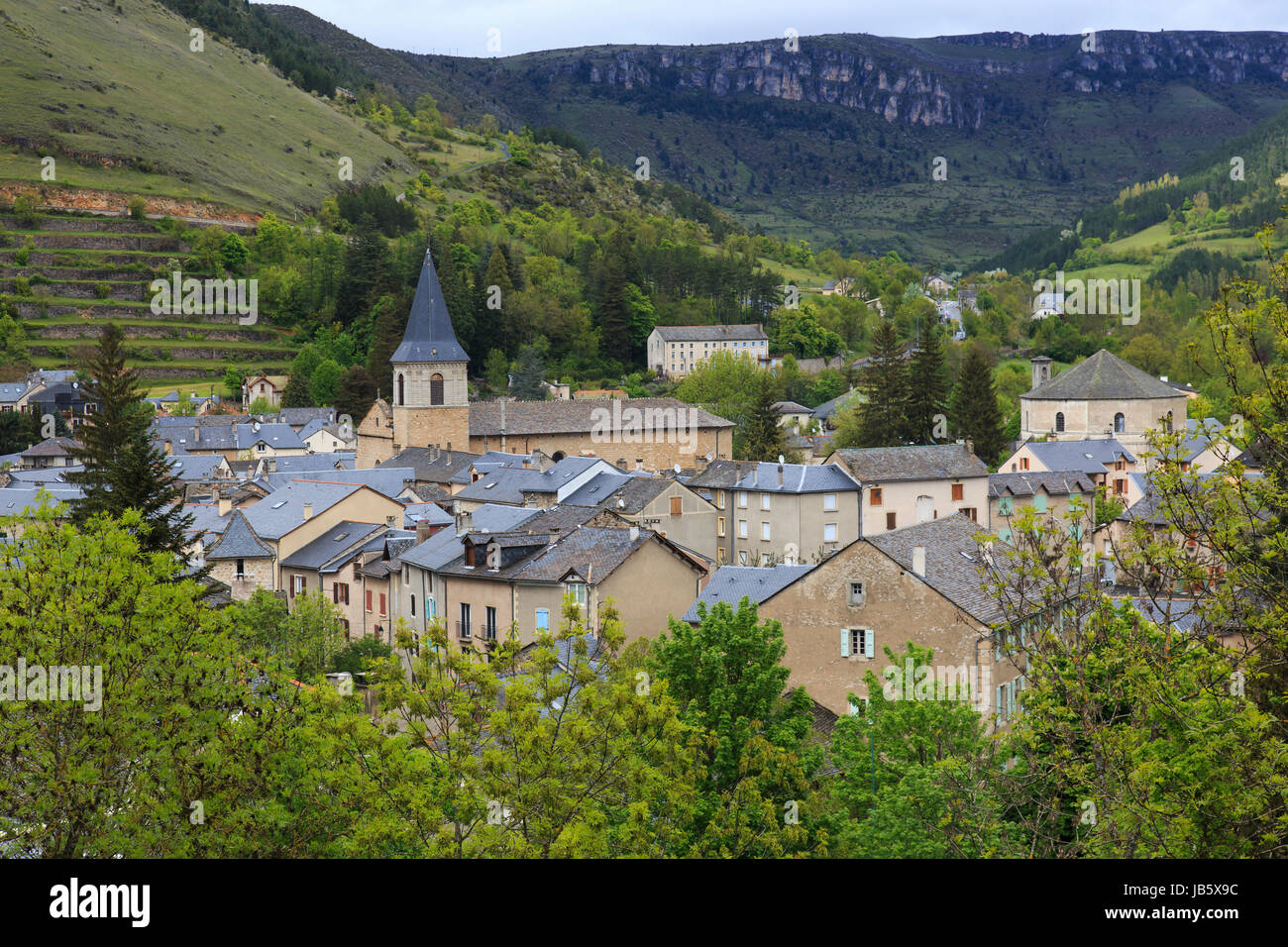 Frankreich, Lozère (48), Causse Méjean, Parc national des Cévennes, Meyrueis / / Frankreich, Meyrueis Lozere, Causse méjean, Cevennen-Nationalpark Stockfoto