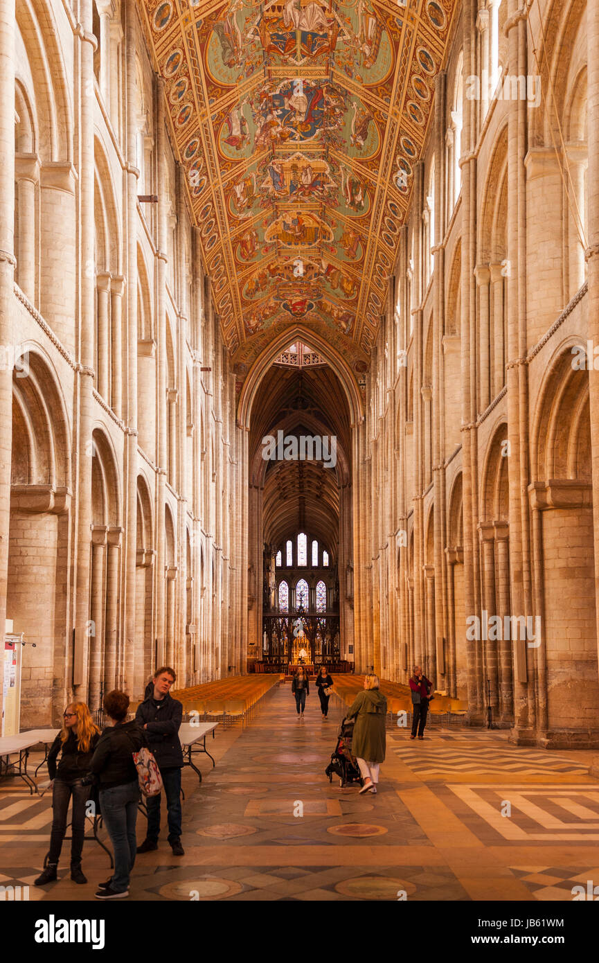 Ely Kathedrale in Ely, Cambridgeshire, England, Großbritannien, Uk Stockfoto