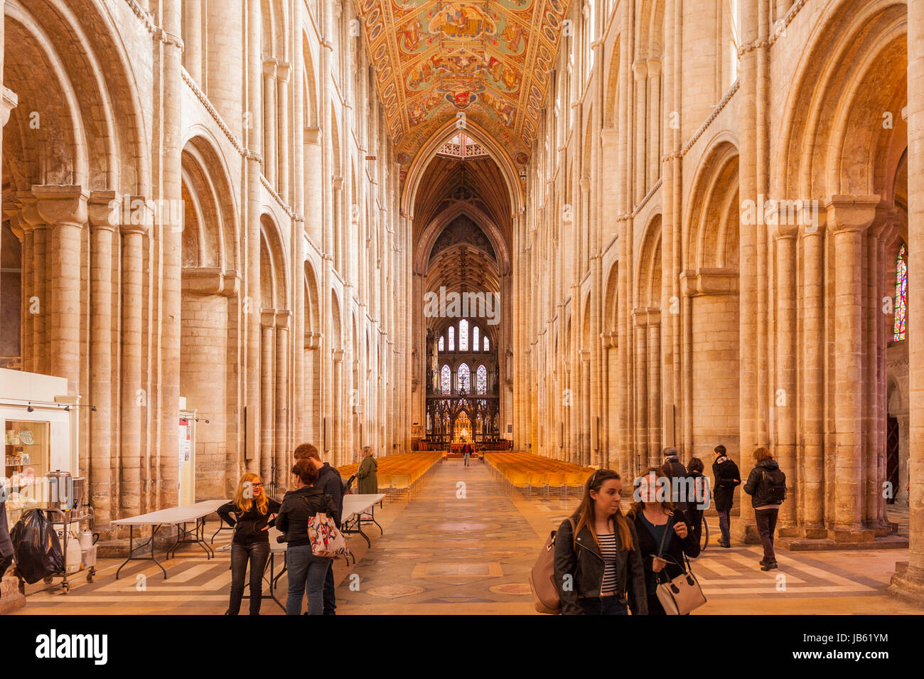 Ely Kathedrale in Ely, Cambridgeshire, England, Großbritannien, Uk Stockfoto