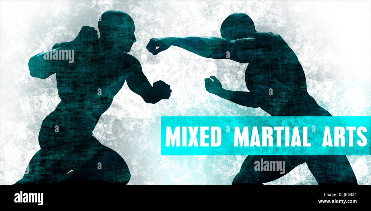 Mixed Martial Arts Selbstverteidigung Training Konzept Stockfoto