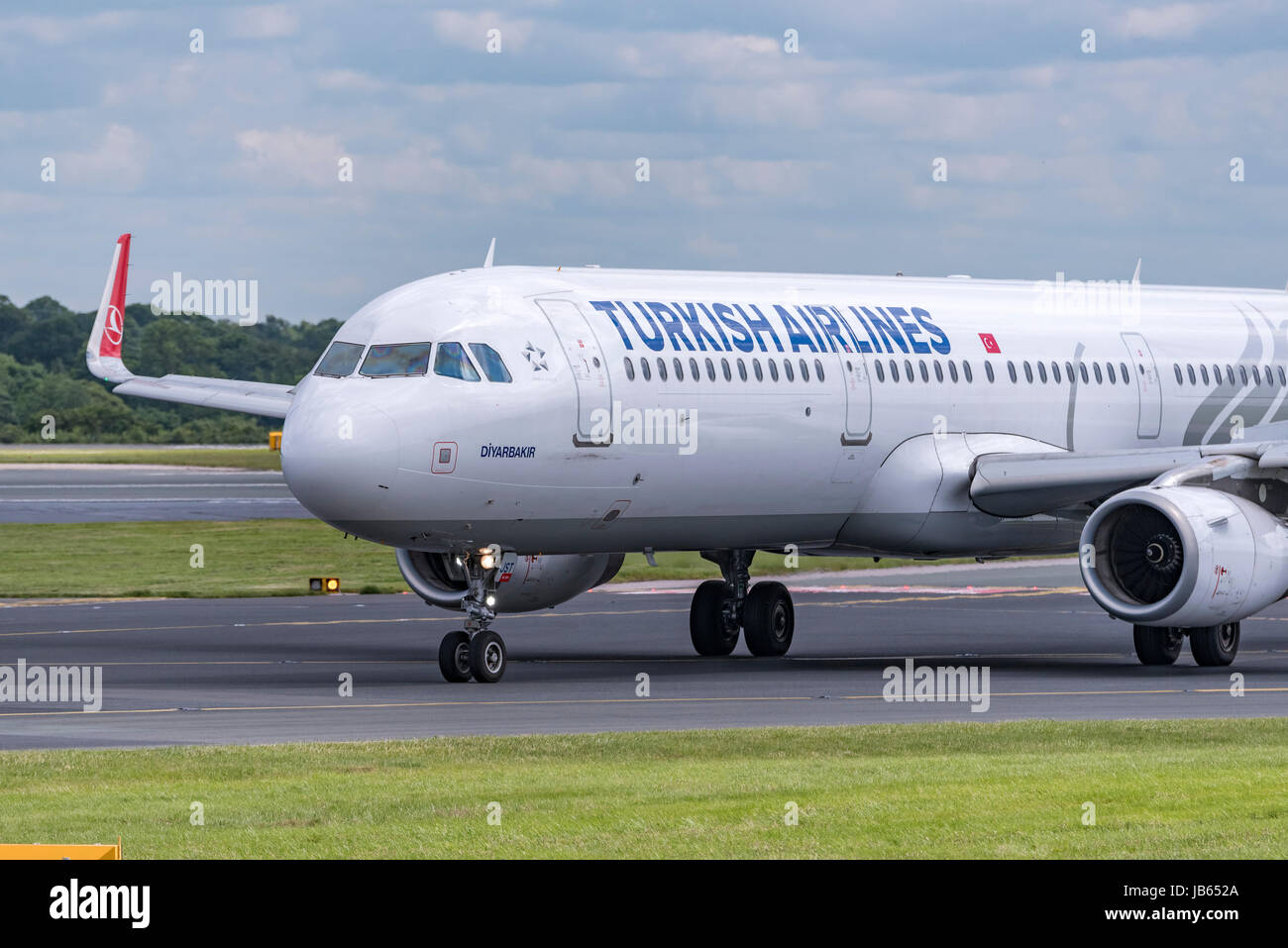 Turlish Airlines Flugzeug namens Diyarbakir Stockfoto