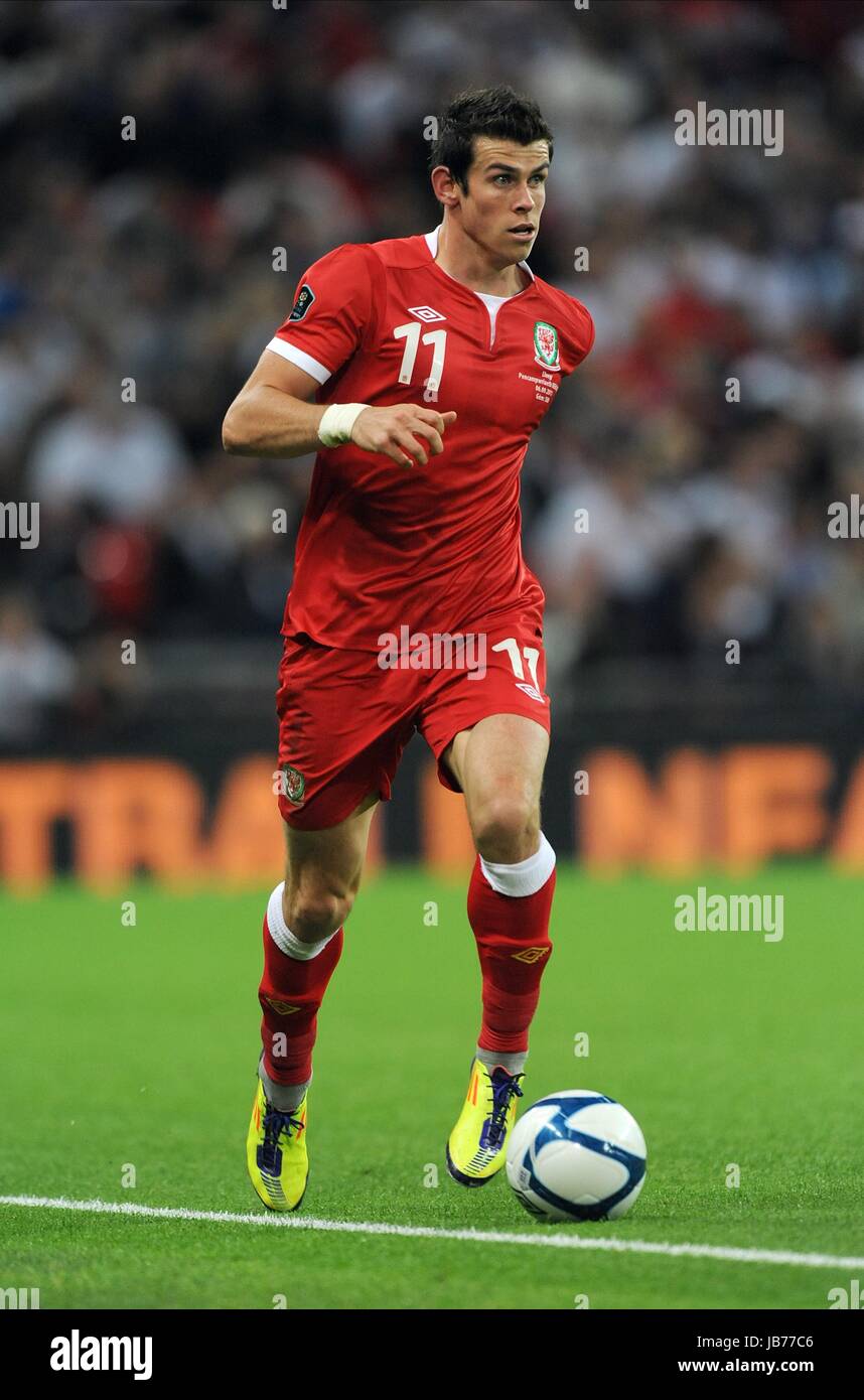 GARETH BALE WALES WEMBLEY Stadion LONDON ENGLAND 6. September 2011 Stockfoto