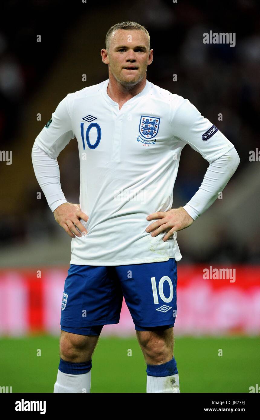 WAYNE ROONEY, England, England V WALES, UEFA EURO 2012 QUALIFIER, 2011 Stockfoto