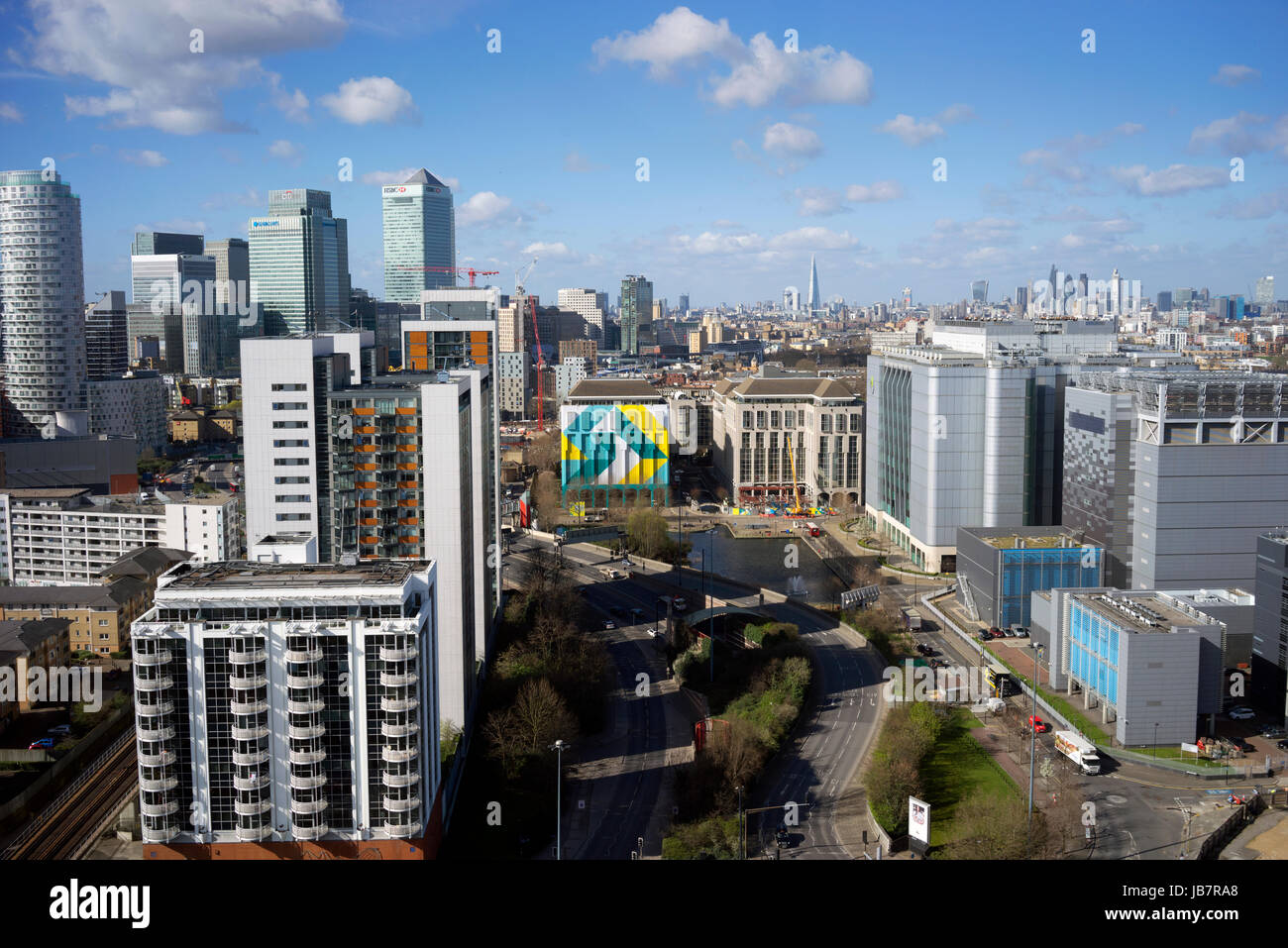 Ostindien und der City of London Stockfoto