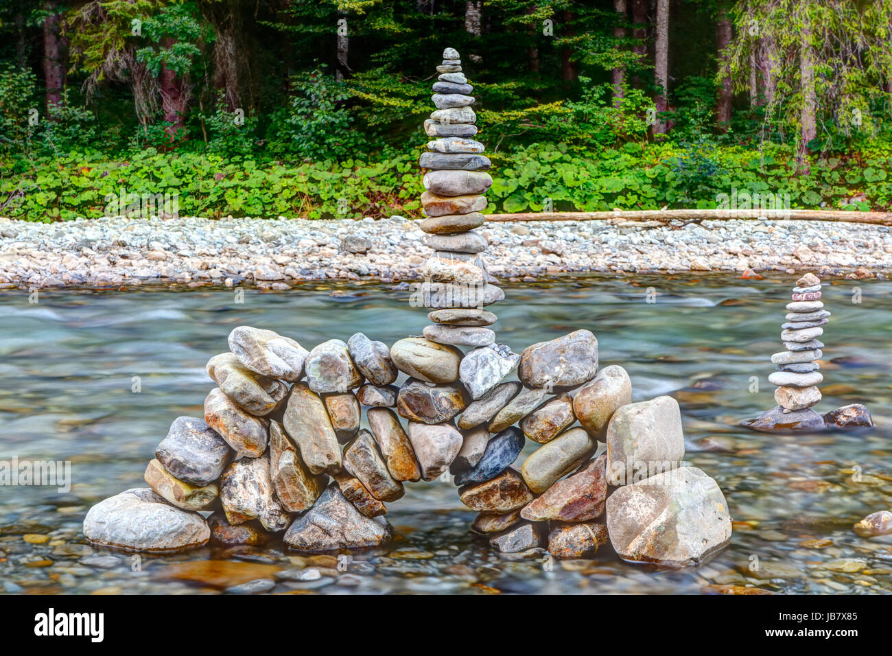 Wasser Ufer Stockfoto