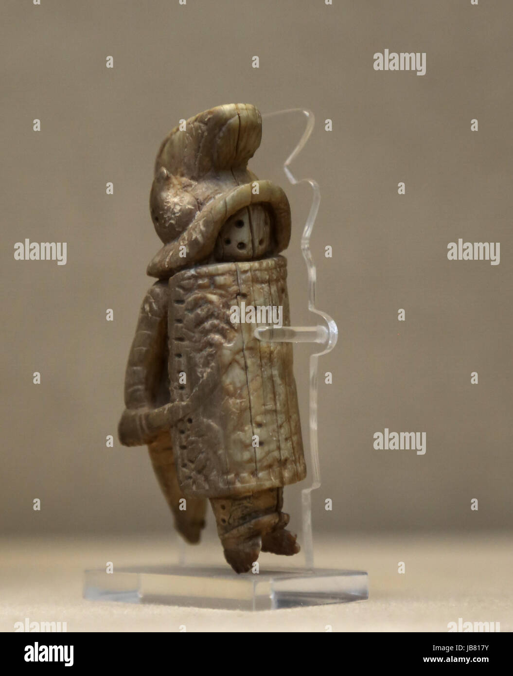 Elfenbein Abbildung von einem Murmillo. Römisch, 1. - 2. Jh. n. Chr.. Via Modem von Narbonne. British Museum. London. Vereinigtes Königreich. Stockfoto