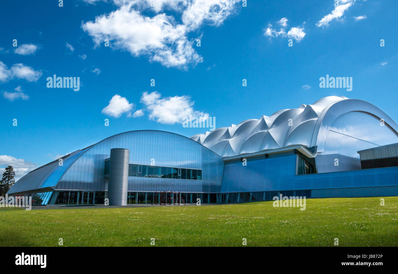 Oriam National Sports Performance Training Center Gymnasium an der Heriot Watt University, Edinburgh, Schottland, Großbritannien Stockfoto
