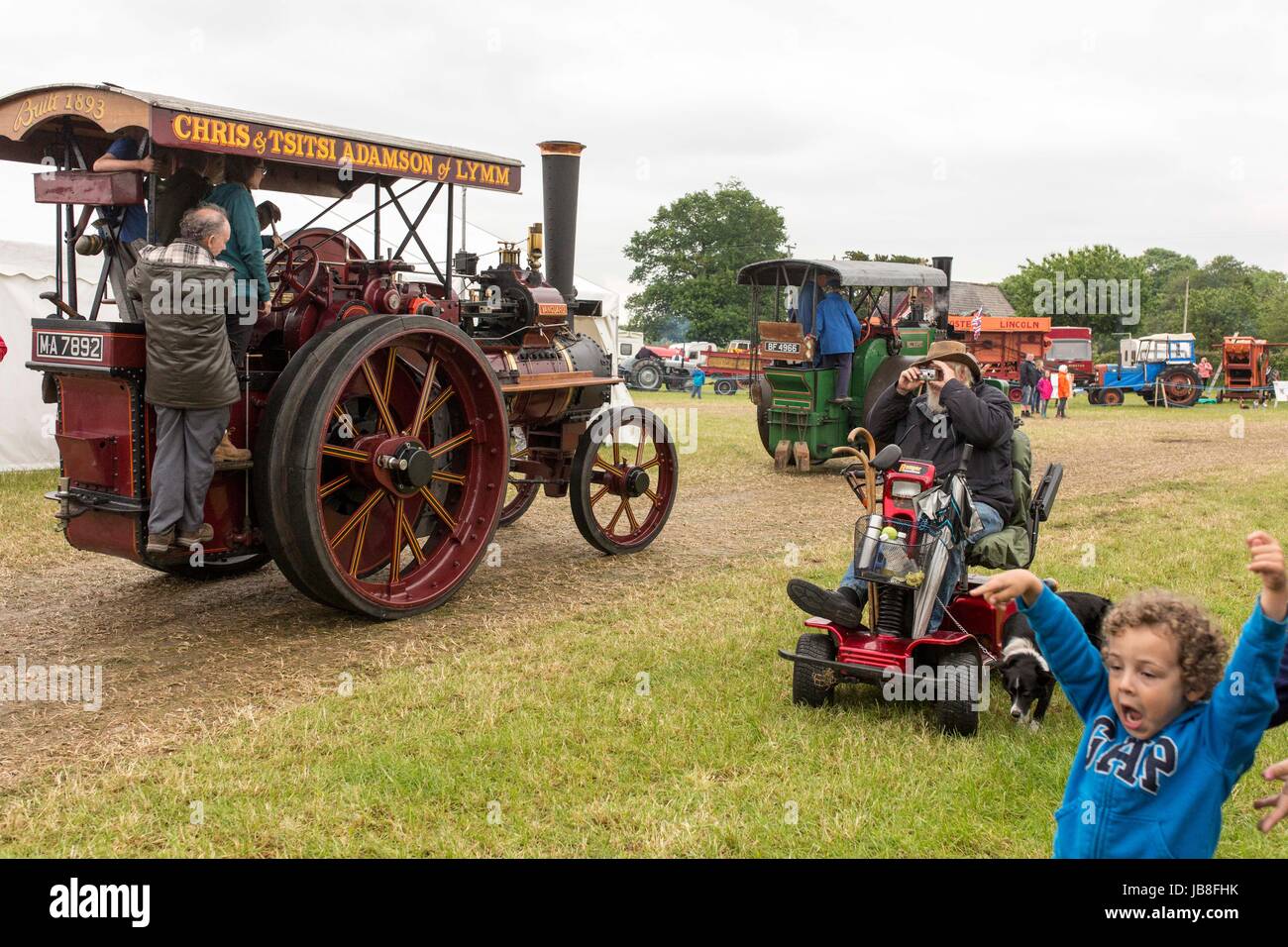 29.05.17 ALTRINCHAM, GRÖßERE MANCHESTER, UK.    Ashley Hall Traction Motor Rally heute (Montag, 29. Mai 2017). Stockfoto