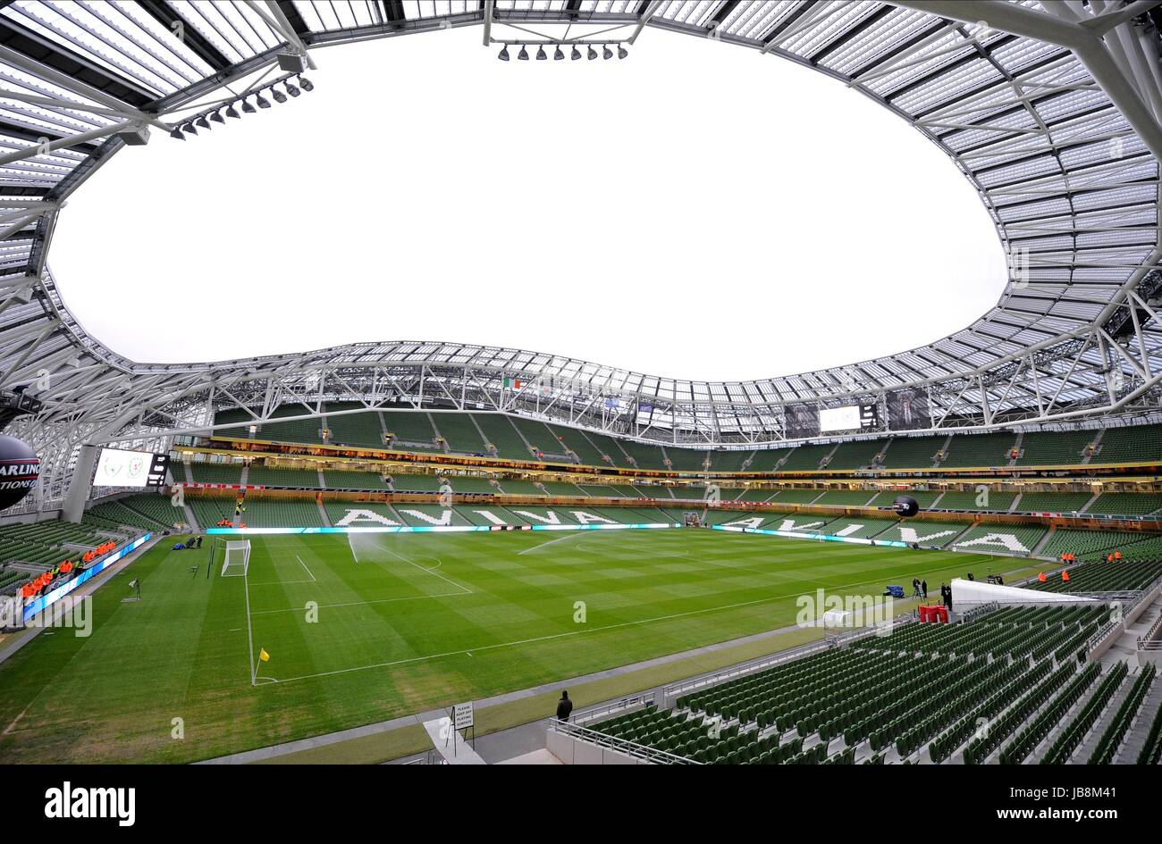 AVIVA STADIUM DUBLIN Irland DUBLIN Irland AVIVA STADIUM DUBLIN REP OF IRELAND 8. Februar 2011 Stockfoto
