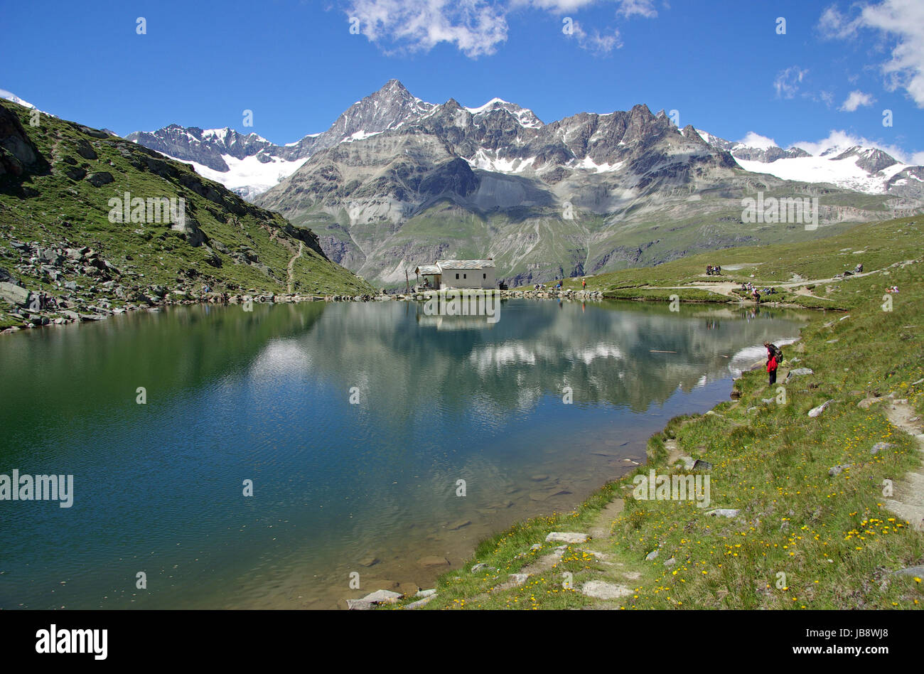 Zermatt - scharzseeparadies Stockfoto