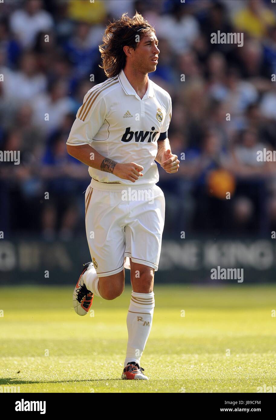 SERGIO RAMOS REAL MADRID C.F REAL MADRID C.F KING POWER STADIUM LEICESTER ENGLAND 30. Juli 2011 Stockfoto