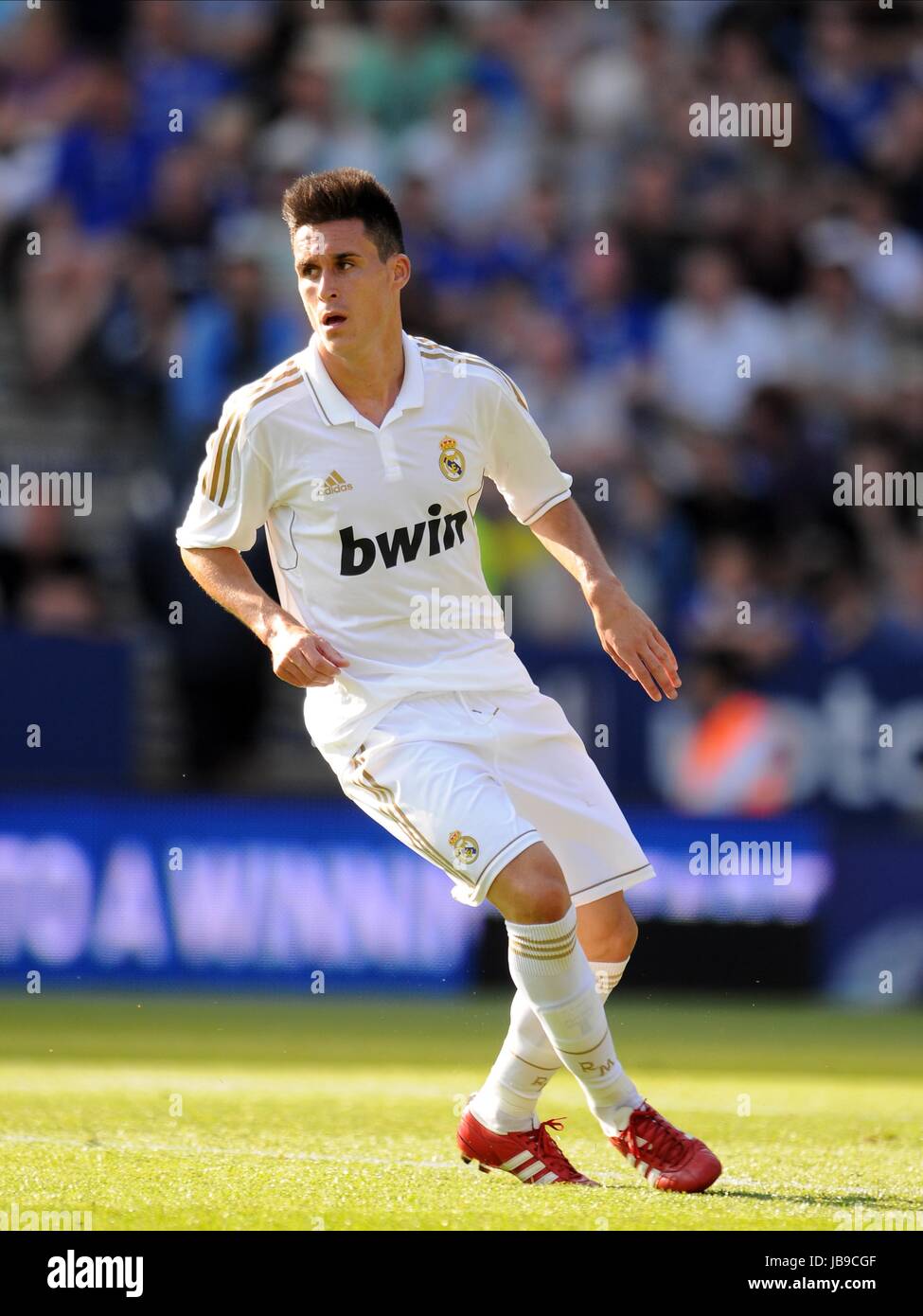JOSE CALLEJON REAL MADRID C.F REAL MADRID C.F KING POWER STADIUM LEICESTER ENGLAND 30. Juli 2011 Stockfoto