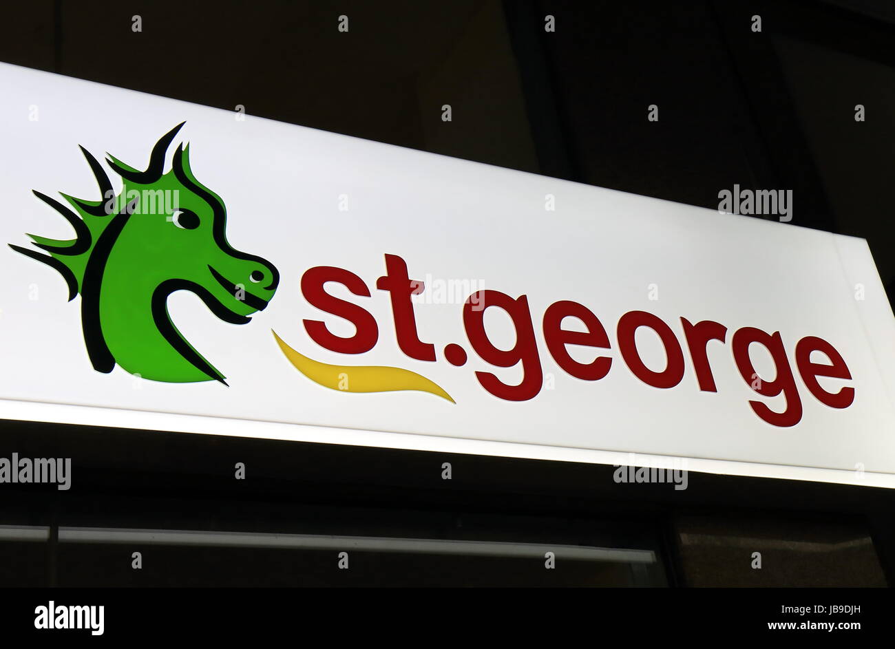 St. George Bank. St. George Bank ist eine australische Bank mit Hauptsitz in Sydney. Stockfoto