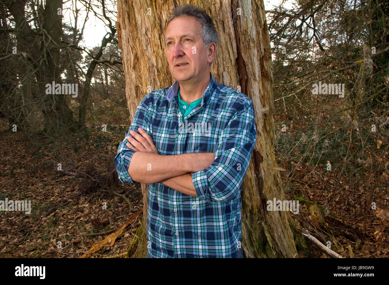 Naturforscher, Autor und Rundfunksprecher Mark Carwardine. Stockfoto