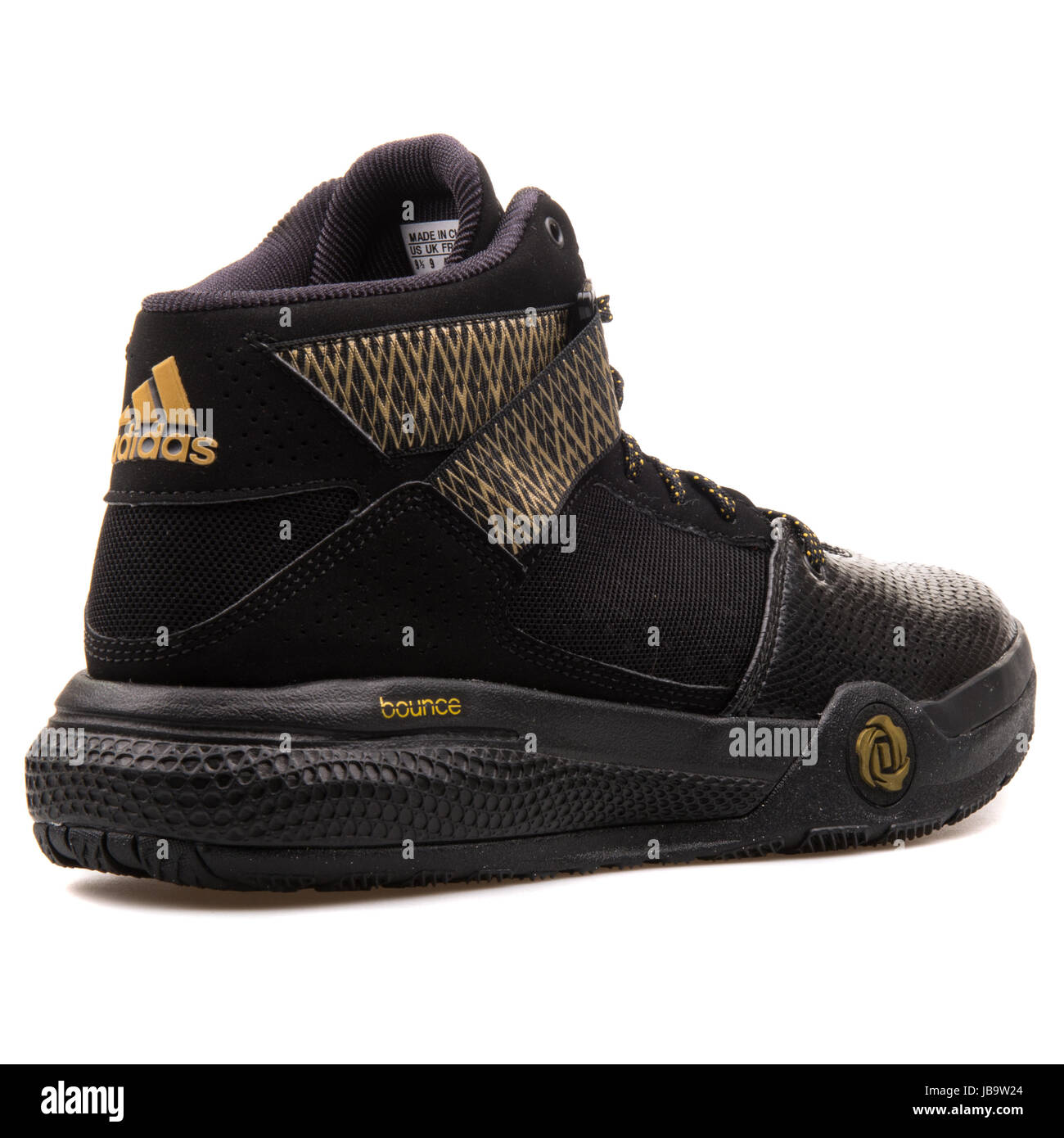 Adidas D Rose 773 IV schwarz und Gold Herren Basketball-Schuhe - D69592  Stockfotografie - Alamy