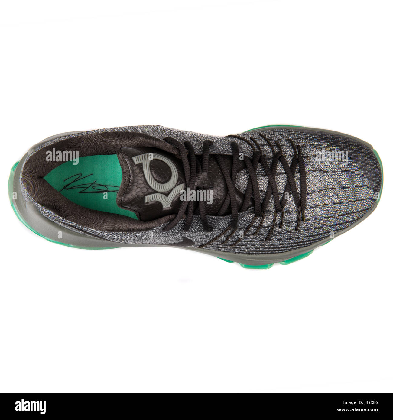 Adidas KD 8 Silber und grun Herren Basketball Schuhe 749375 020 Stockfotografie Alamy
