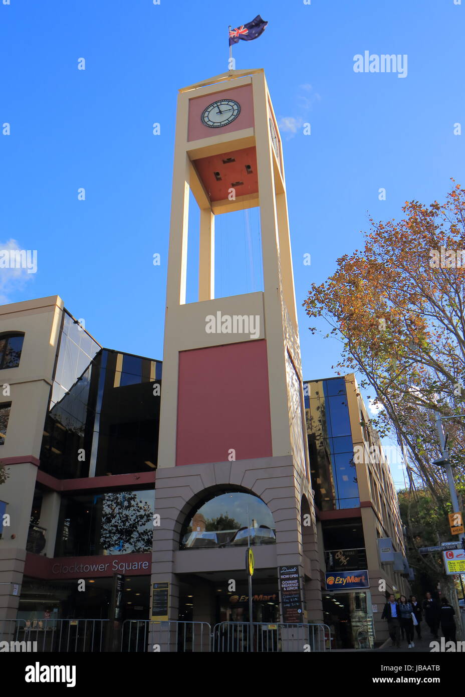 Menschen besuchen Felsen Tower Square in Sydney Australia. Stockfoto