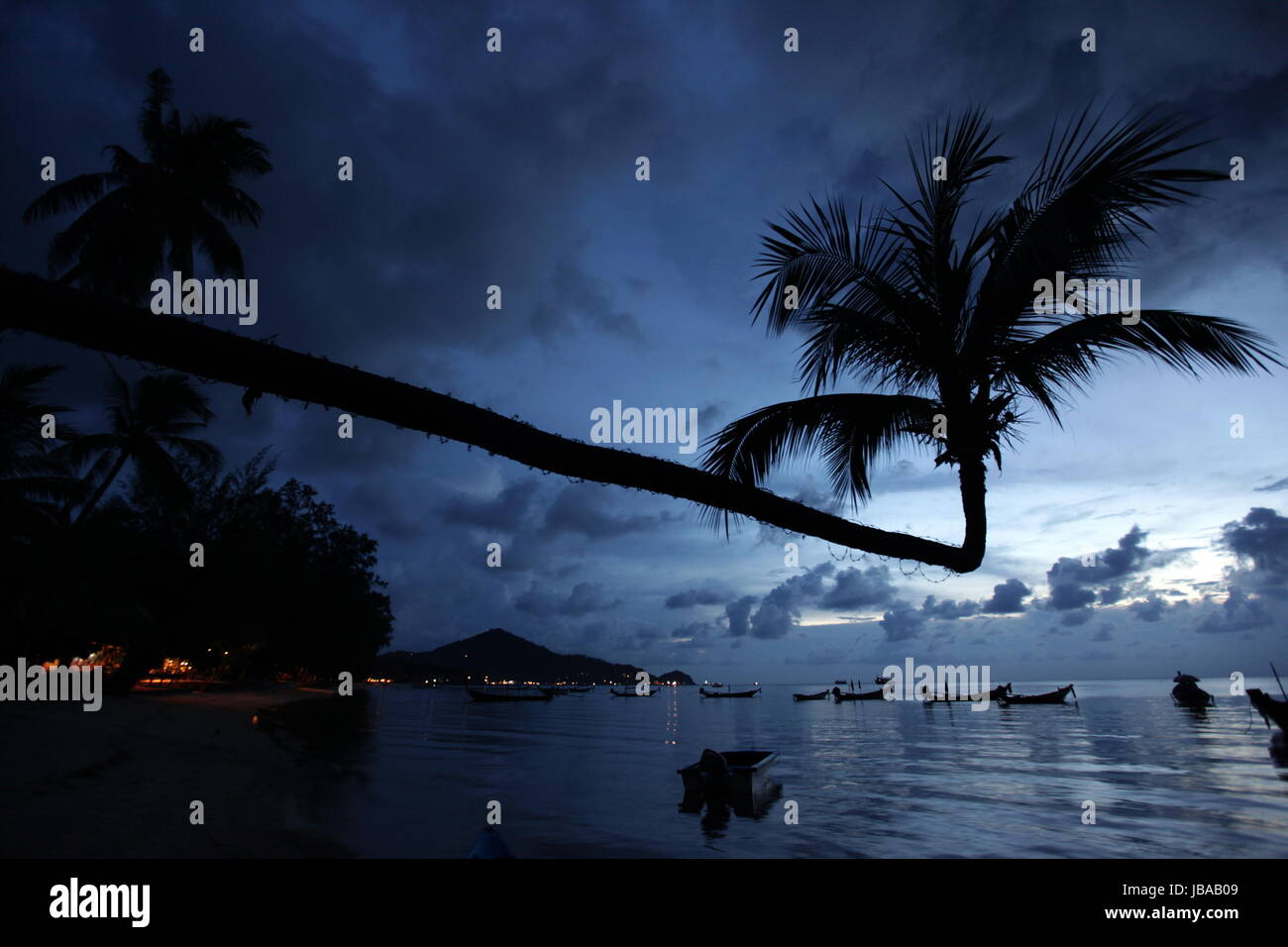 Der Strand von Hat Sai Ri Auf der Insel Koh Tao Im Golf von Thailand Im Suedwesten von Thailand in Suedostasien. Stockfoto